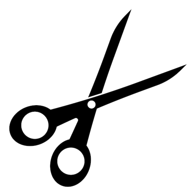 vector icono de tijeras