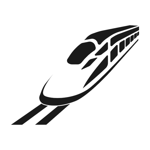 Vector de icono de tren rápido