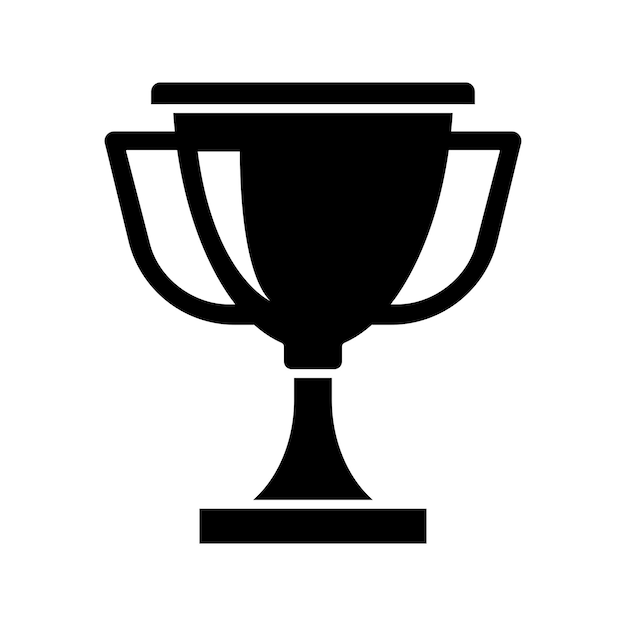 Vector icono de trofeo en diseño de moda