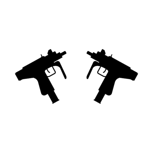 vector de icono de uzi