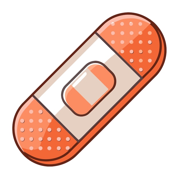 Vector de icono de vendaje vector de icono médico vector de salud