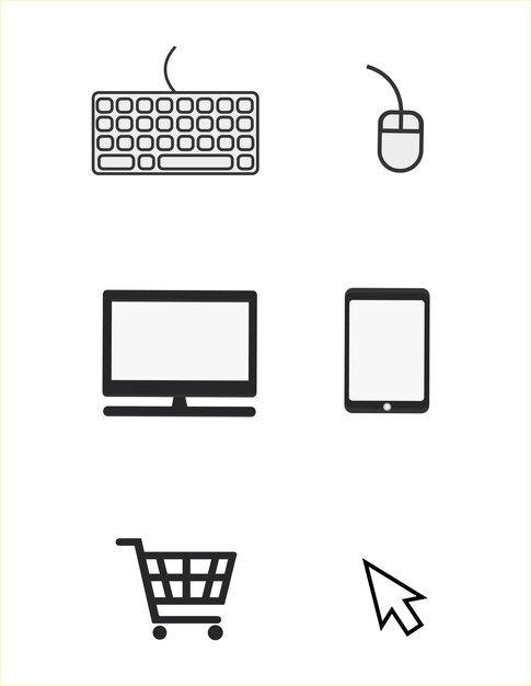 Vector de icono de venta Cyber Monday