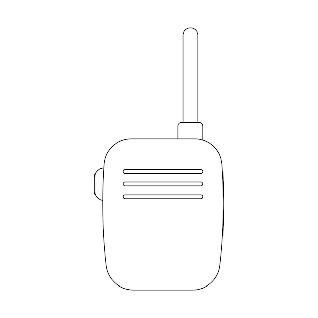 vector de icono de walkie talkie