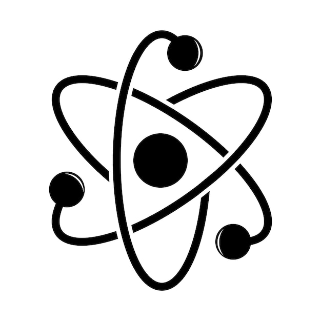 Vector de íconos de átomos
