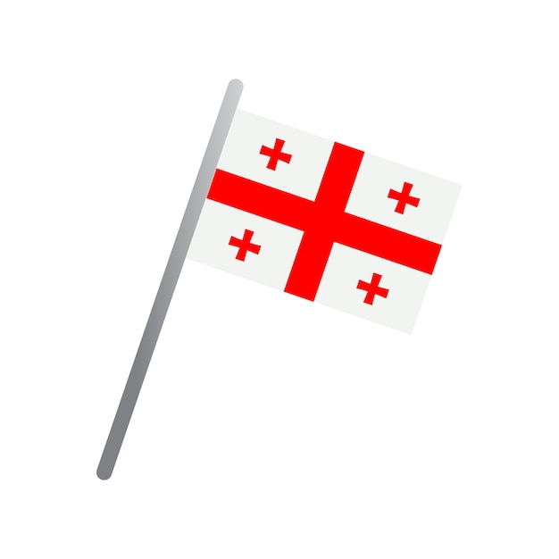 Vector de íconos de la bandera de Georgia