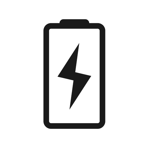Vector de íconos de batería Diseño de ilustración Iconos de baterías planas