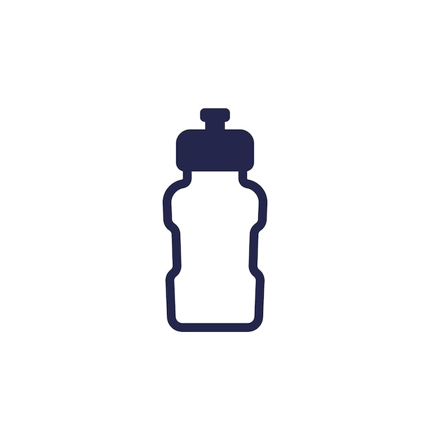 Vector de iconos de botellas de agua reutilizables