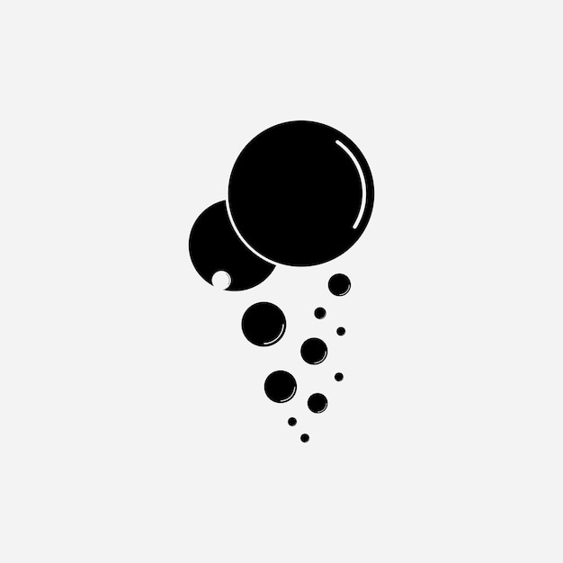 Vector de íconos de burbujas