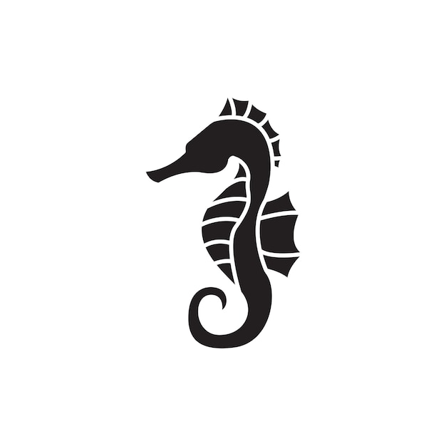 Vector de íconos de caballito de mar