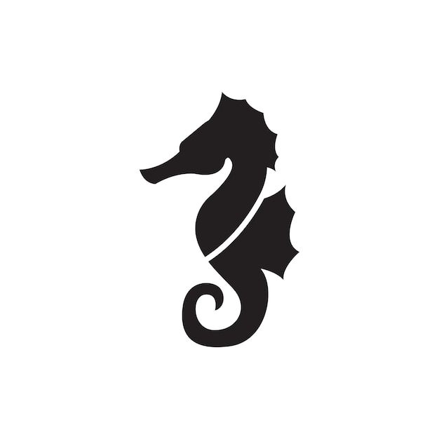 Vector de íconos de caballito de mar