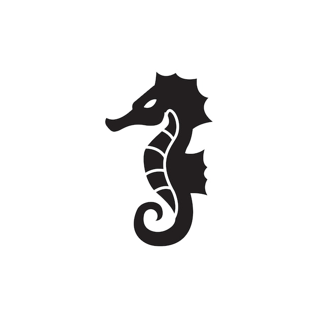 Vector de íconos de caballito de mar