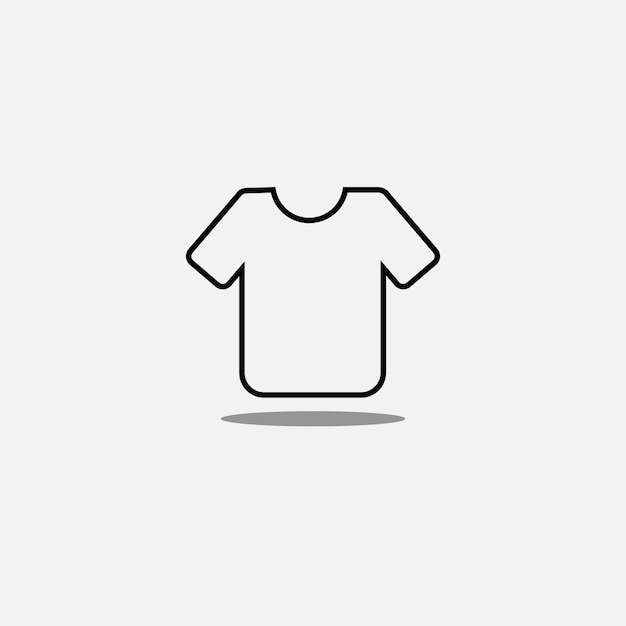 Vector de los iconos de las camisetas