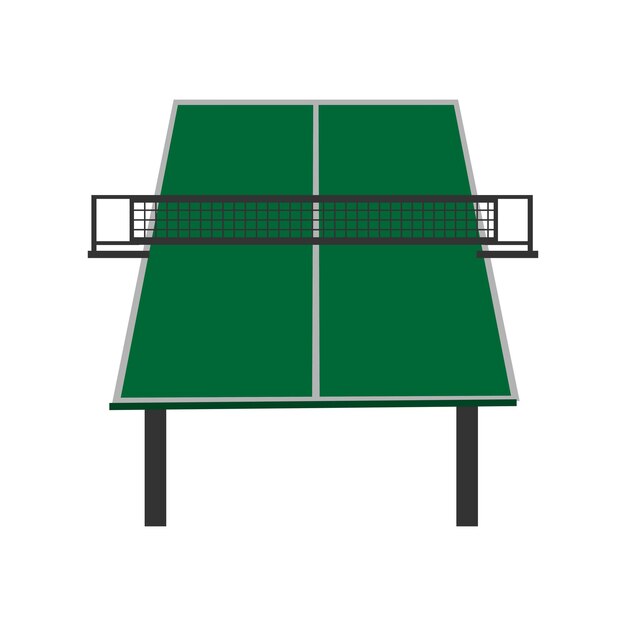 Vector vector de iconos de canchas de tenis de mesa