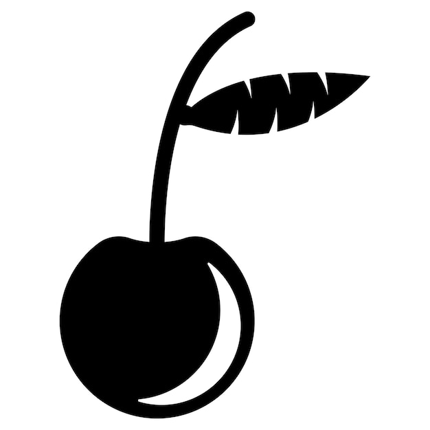 Vector de íconos de cereza