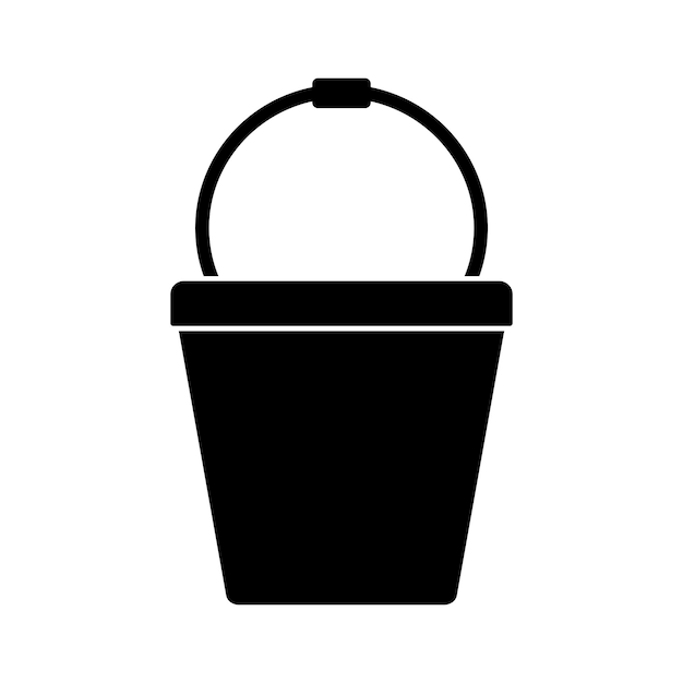 Vector de íconos de cubo