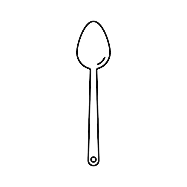 Vector de íconos de cuchara
