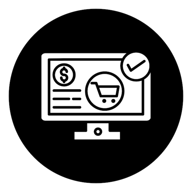 Vector de íconos de diseño de glifos
