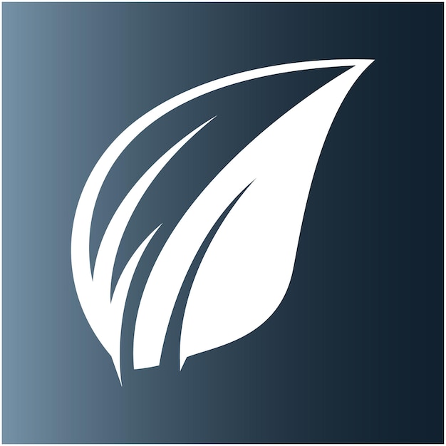 Vector de íconos de diseño de logotipo de hoja