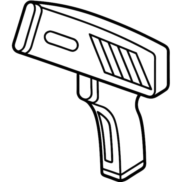 Vector de íconos del escáner de códigos de barras