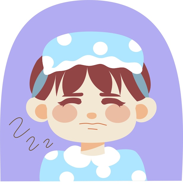 Vector de íconos de expresiones faciales felices