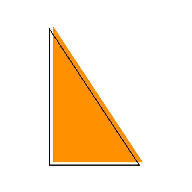 Vector vector de íconos geométricos del triángulo i