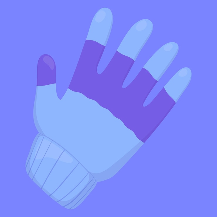 Vector vector de iconos de guantes de invierno ilustración vectorial de guantes fríos