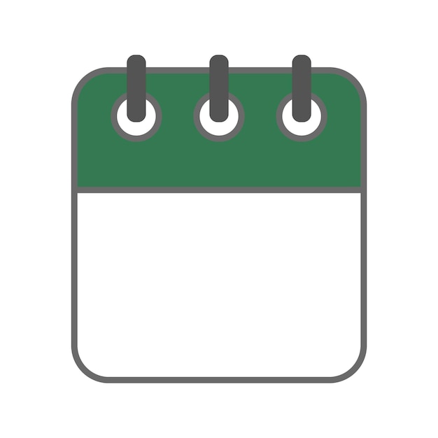 Vector de iconos Icono del calendario diario, mensual y anual