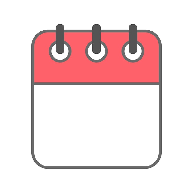 Vector de iconos Icono del calendario diario, mensual y anual