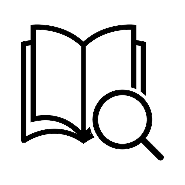 Vector de los íconos de los libros