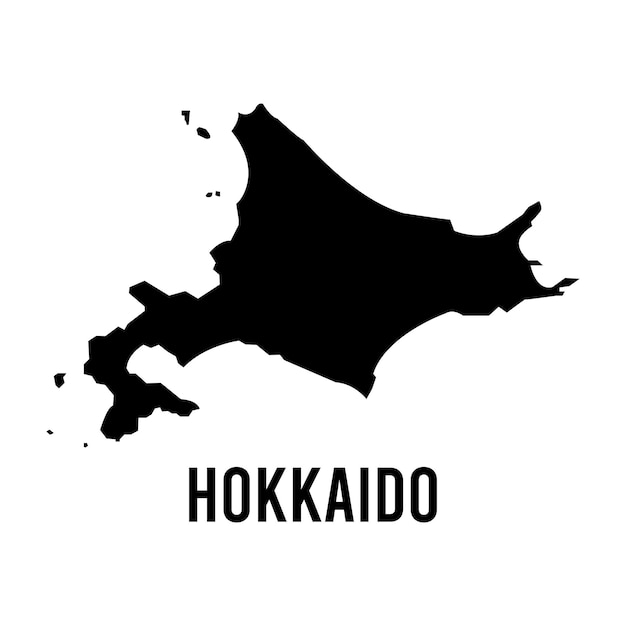 Vector de íconos del mapa de Japón