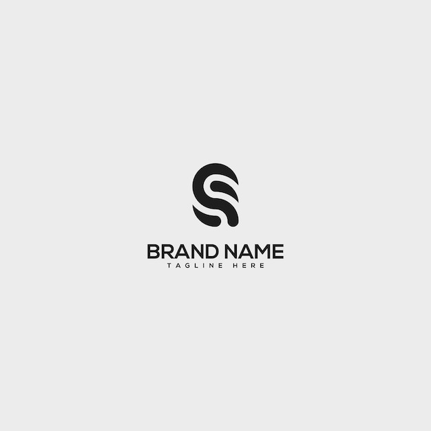Vector de íconos de monograma basado en el logotipo inicial de la empresa
