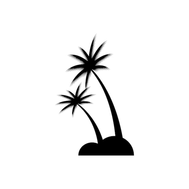 Vector de íconos de las palmeras