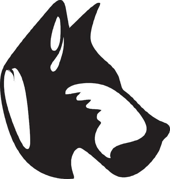 Vector de iconos de perros conmovedores