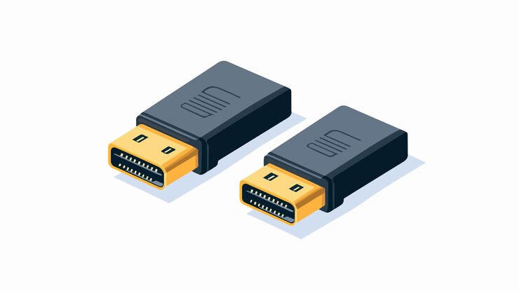 Vector vector de iconos profesionales de puertos usb y hdmi para ilustraciones tecnológicas
