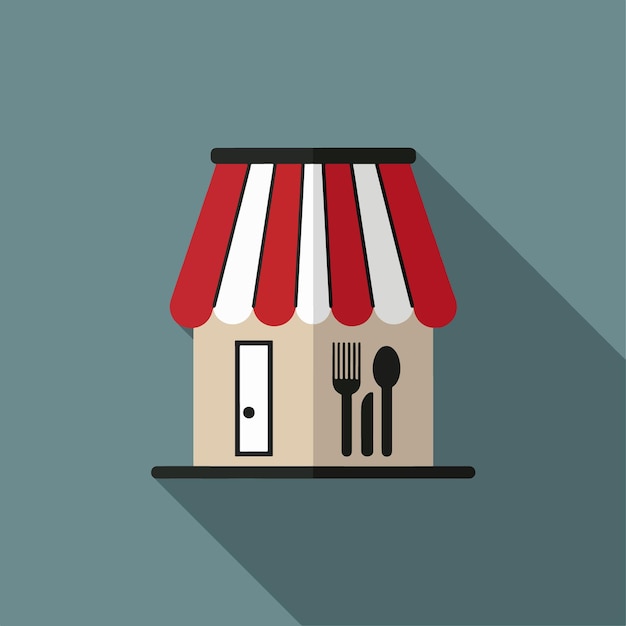 Vector de íconos restruarant Ilustración de arte