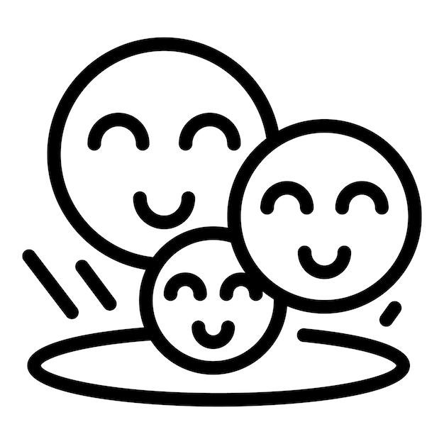 Vector de iconos de salud de personas Energía mental Ejercicio de yoga