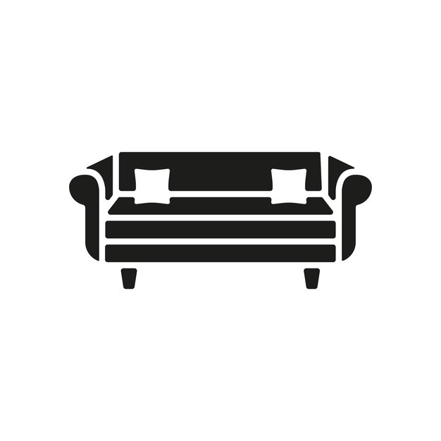 Vector de íconos de sofá