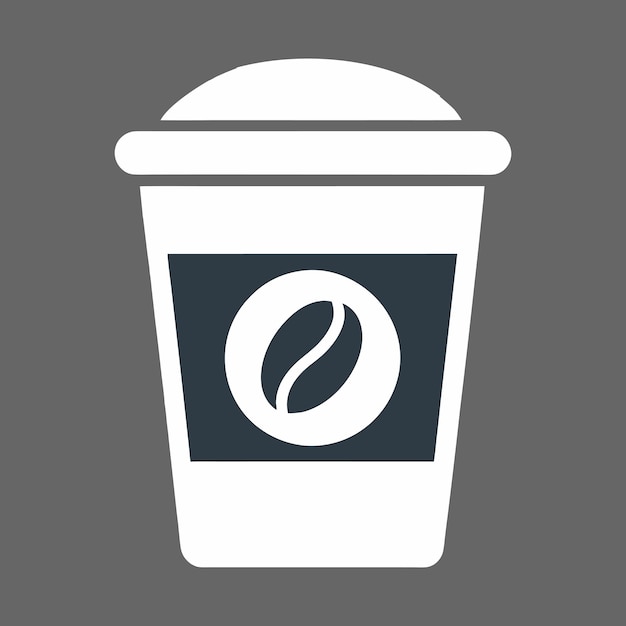 Vector de iconos de tazas de café