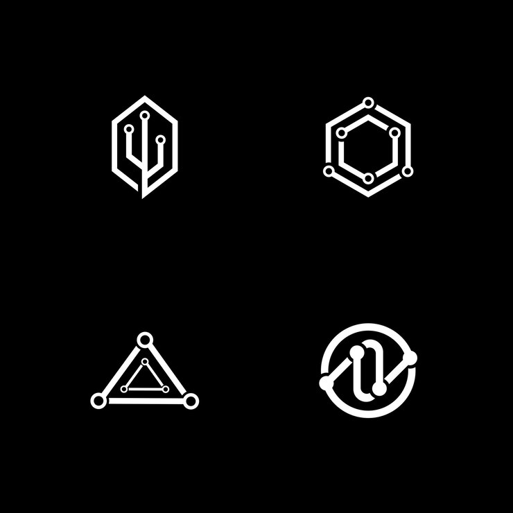 Vector vector de íconos de tecnología