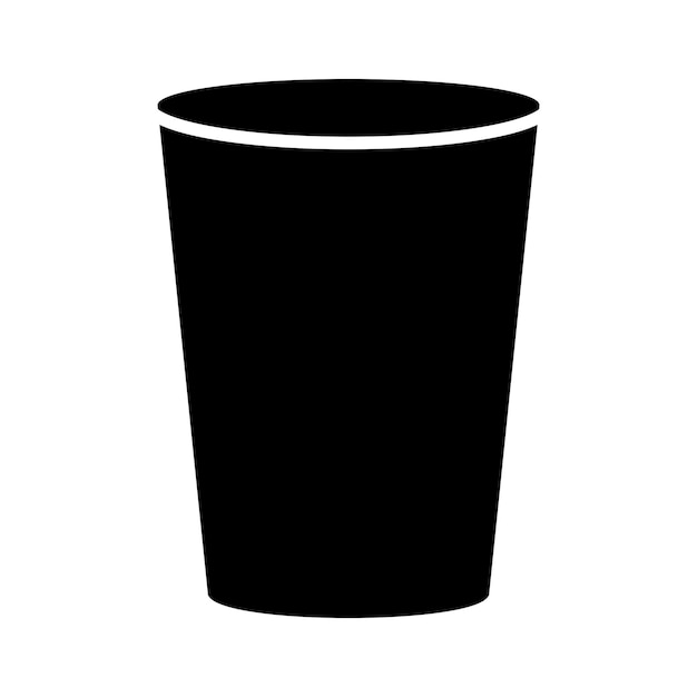 Vector de iconos de vasos para beber