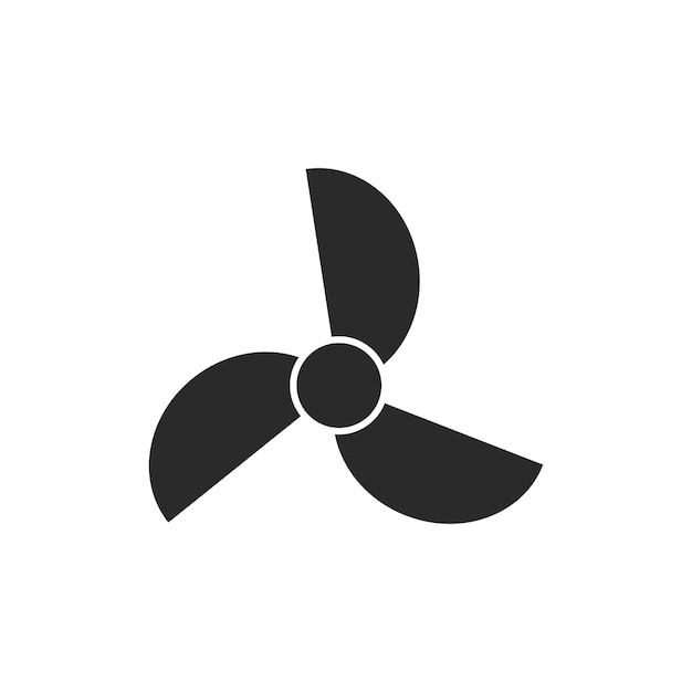 Vector de los íconos de los ventiladores