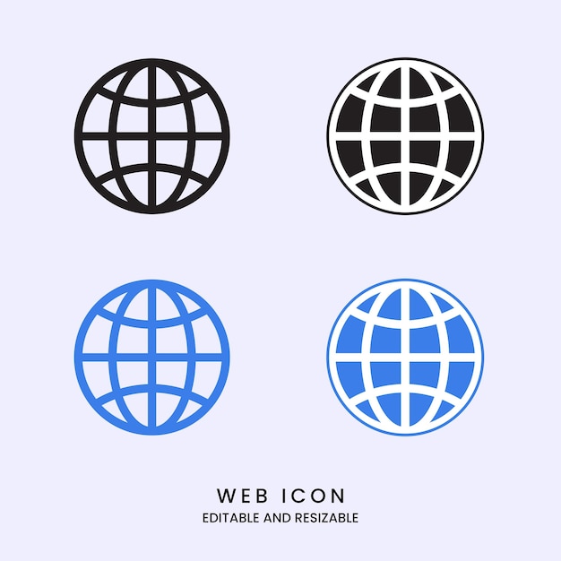 Vector de iconos web para sitios web y aplicaciones modernas