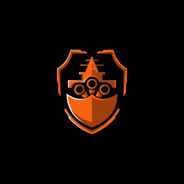 Vector de ideas para el diseño de logotipos de buques de guerra