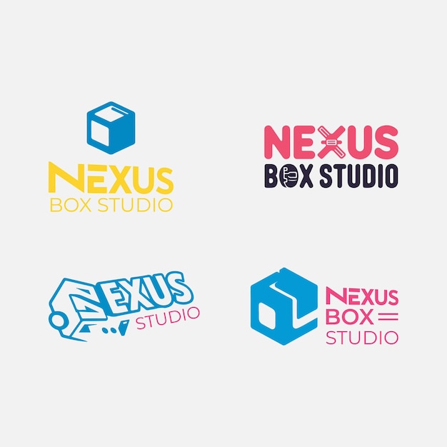 Vector de ideas para el diseño de plantillas de logotipos