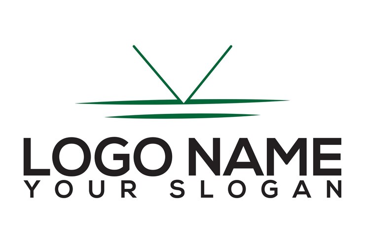Vector de identidad de marca corporativa libre diseño de logotipo v