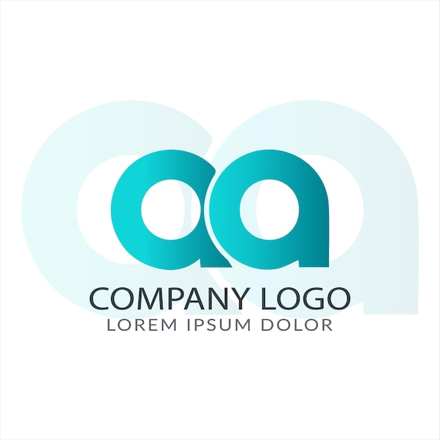 Un vector de identidad de marca de diseño de logotipo abstracto vector