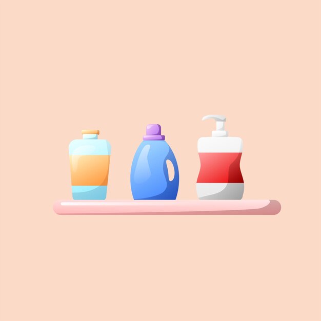 Vector Illustration Jabones Colorido Gráfico