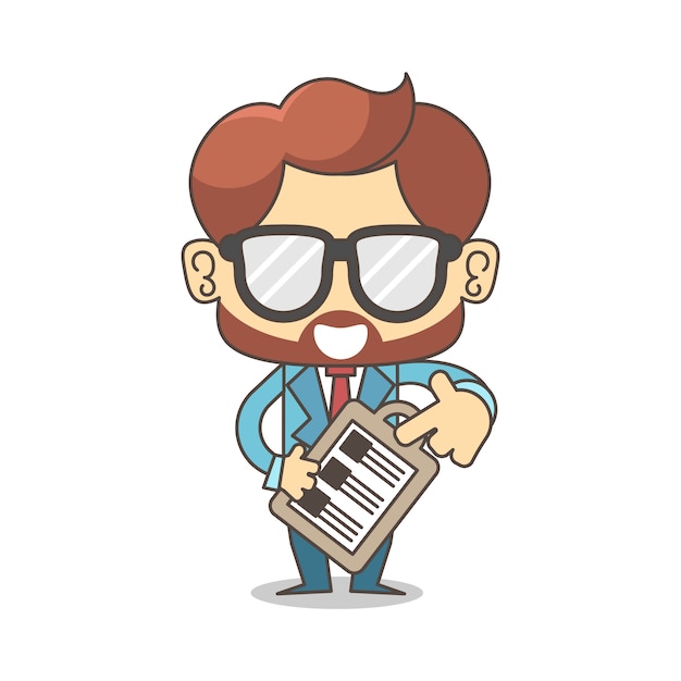 Vector Illustration Office man