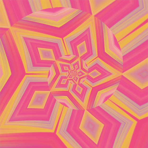 Vector de ilusión óptica