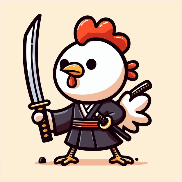 El vector de ilustración de los animales ninja